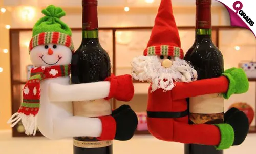 Christmas Bottle Holder/Cover!
